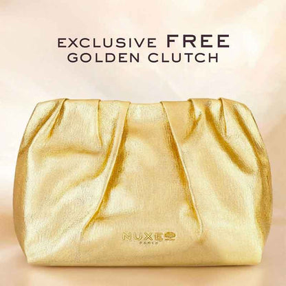 NUXE The Prodigieux Floral Gift Set Exclusive free golden clutch bag
