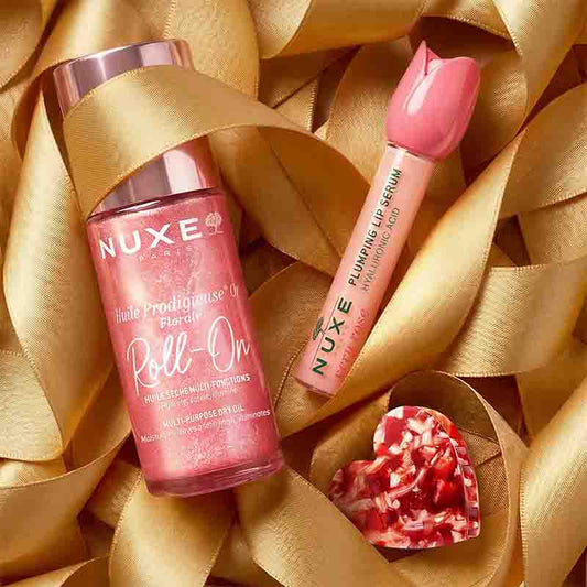 NUXE The Infinite Glow In Pink Gift Set Contents stylised image