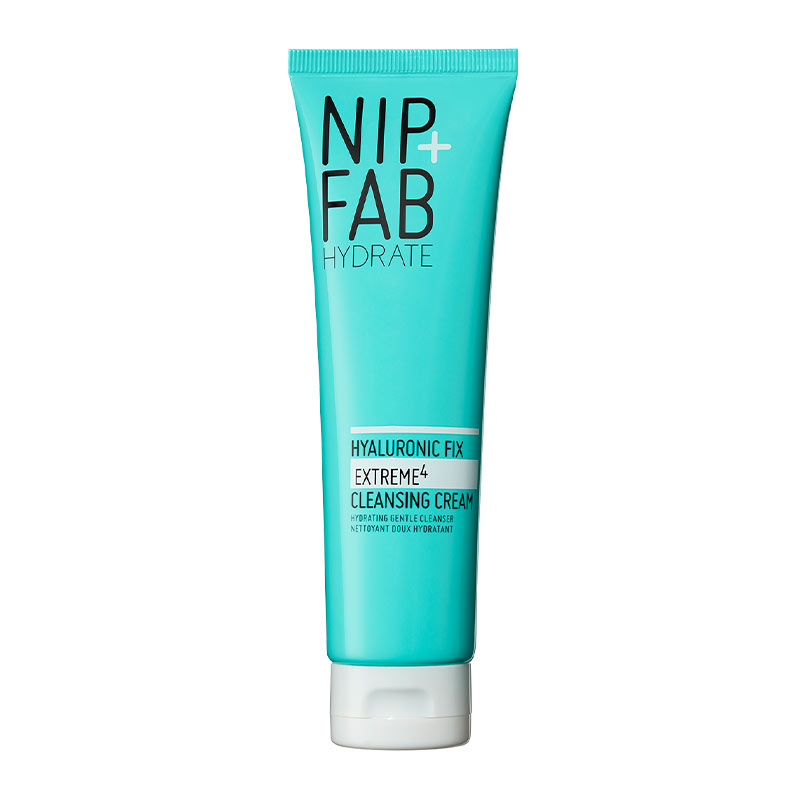Nip + Fab Hyaluronic Fix Extreme 4 Cleansing Cream | Hydrating cream | Skincare routine | Hyaluronic acid | Gentle cleansing cream with hyaluronic acid