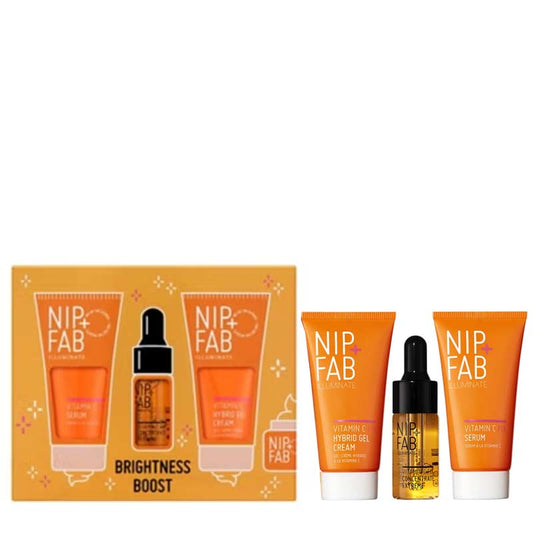 Nip + Fab Brightness Boost Vit C Fix Gift Set with products