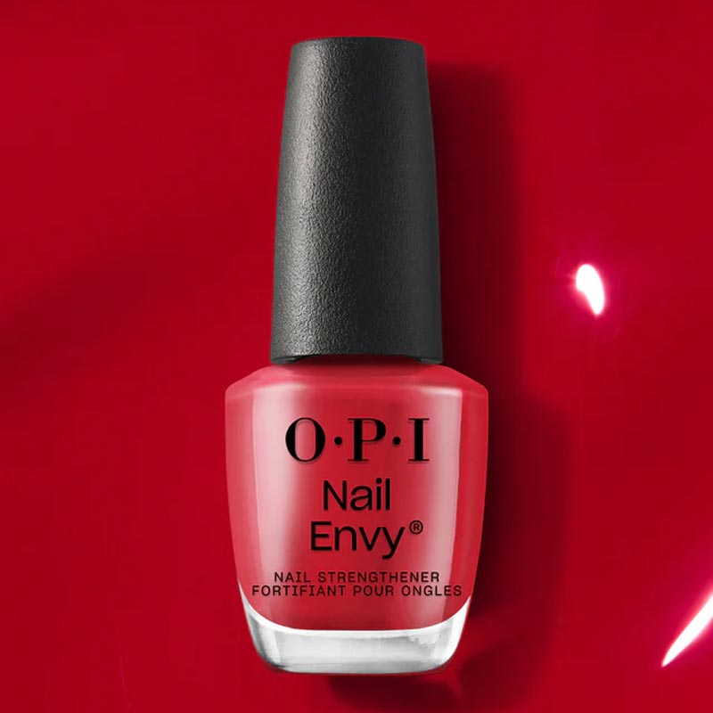 OPI Nail Envy Big Apple Red Nail Strengthener | iconic bold red | strengthener | toughen up | shield 