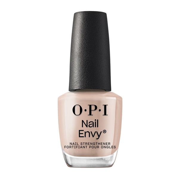 OPI Nail Envy Double Nude-Y Nail Strengthener | nude nail polish | color | colour | strengthener | toughen up nails big time | Tri-Flex Technology | liquid shield | reinforces | layer-building | strength | Perfect | healthy | nude | nails | everyone | envy