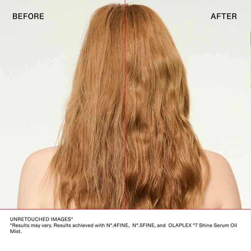 Olaplex No 7 Shine Serum Mist Before & After