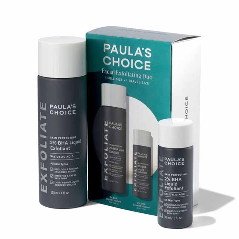 Paula's Choice Facial Exfoliating Duo Gift Set 1 Product Image White Background