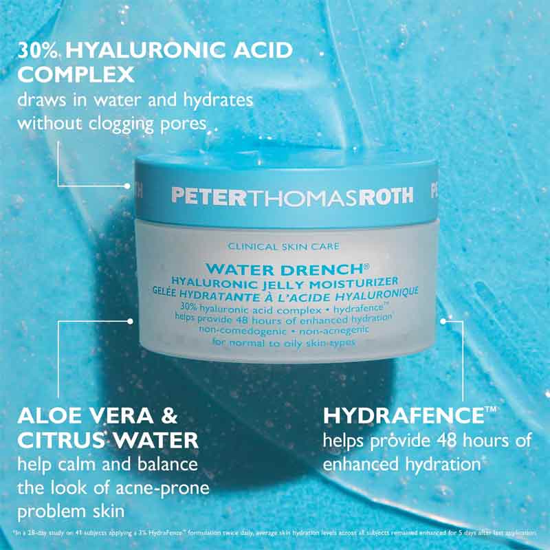 Peter Thomas Roth Water Drench Hyaluronic Jelly Moisturiser Key Ingredients