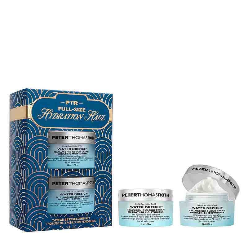 Peter Thomas Roth Hydration Haul Gift Set Product Image White Background two stacked on one another