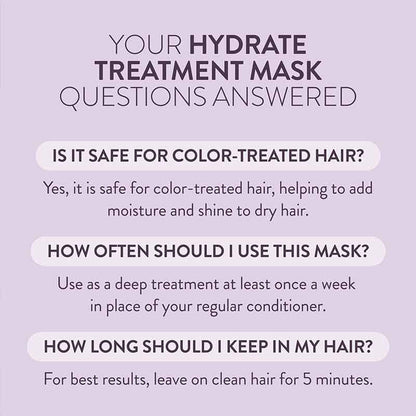Pureology Hydrate Hair Treatment Mask Frequently Asked Questions