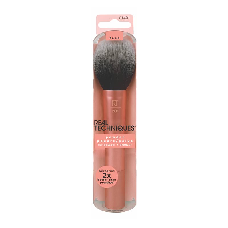  Real Techniques | Powder Brush | ultra-soft face brush | blend | smooth | swipe | makeup | perfect | designed by makeup artists | flawless | synthetic bristles | large | domed shape | application