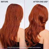 Redken Acidic Bonding Concentrate Lightweight Liquid Conditioner | before | after | fine | colour-treated | hair | hair care | professional | quality | shine 