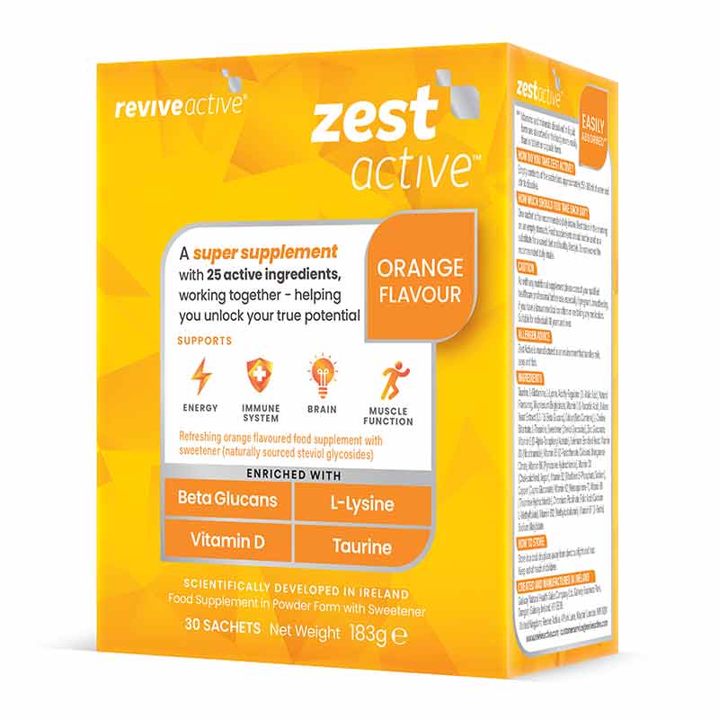 Revive Active Zest Active Orange 30 sachet box