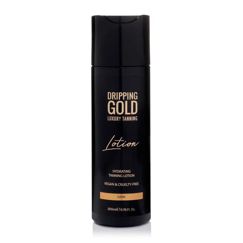 Dripping Gold Luxury Tanning Lotion | dark | lotion | bottle | hydrating tanning lotion | self-tanning | luxe | seamless | rich | nourishing 