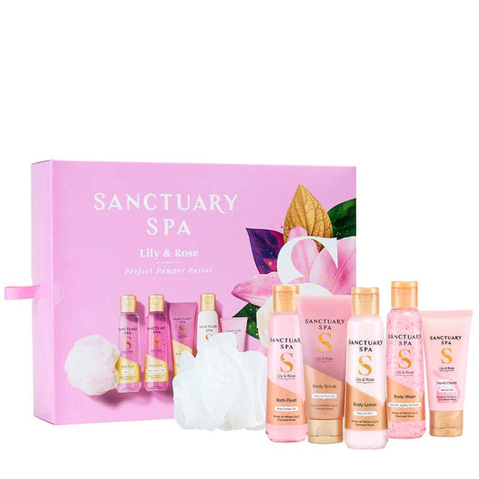Sanctuary Spa Lily & Rose Perfect Pamper Parcel Gift Set