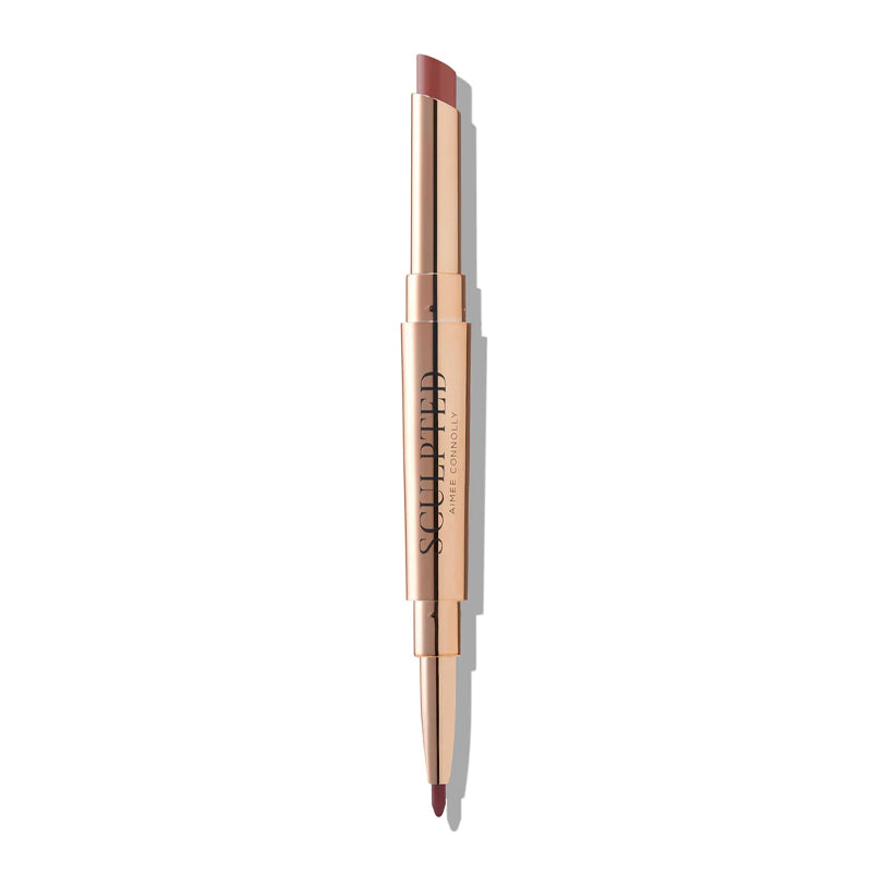 Sculpted By Aimee Connolly Undressed Lip Duo | 2-in-1 | dual-ended | lipstick | lip liner | combo | nude shades | lipstick collection | universal | worn | loved | Naked