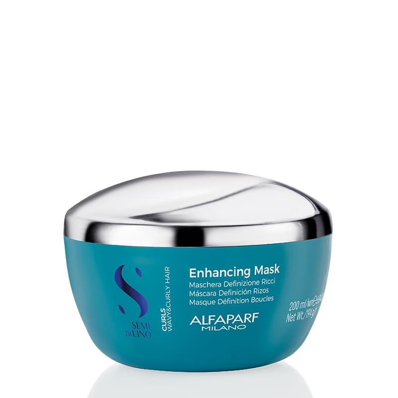  Alfaparf Milano Professional Semi Di Lino Curls Enhancing Mask | intensive treatment | hydrate | fortify | curly and wavy hair | frizz is a distant memory | subtle waves | full-bodied coils | defining mask | intense dose of hydration | detangles effortlessly | strengthens hair | irresistibly soft | light | free from frizz.