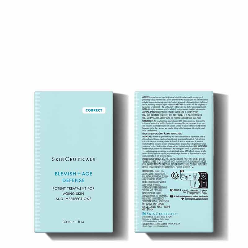 SkinCeuticals Blemish + Age Defense Serum Outer Box