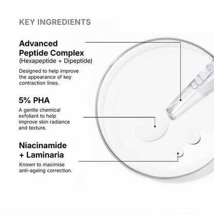 Key ingredients listed on a white background