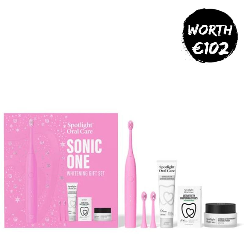 Spotlight Oral Care Sonic One Whitening Gift Set Pink