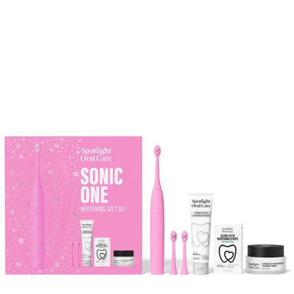 Spotlight Oral Care Sonic One Whitening Gift Set Pink Product Image
