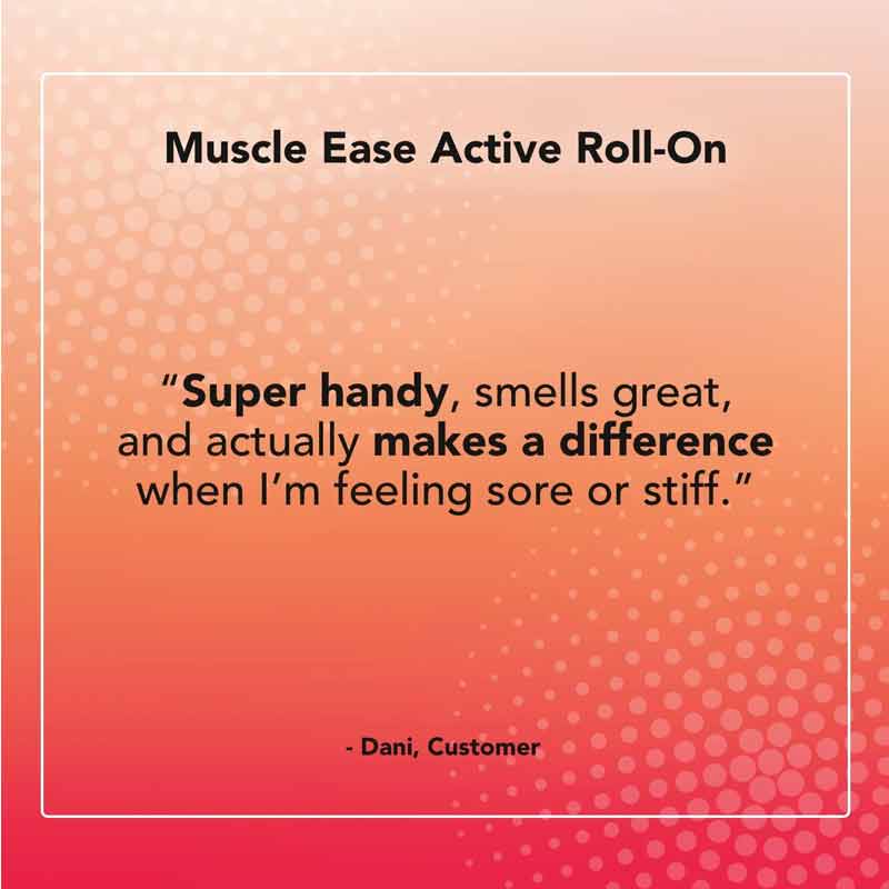 Trilogy Muscle Ease Active Roll On Customer Review
