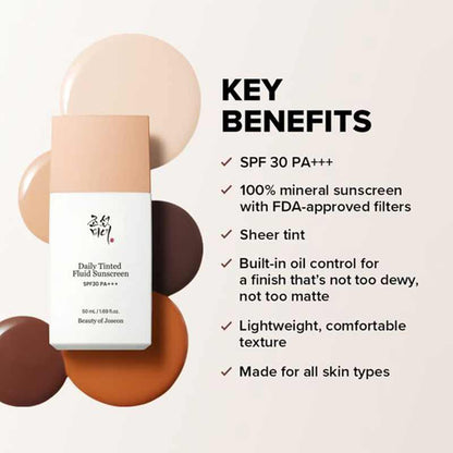 BEAUTY OF JOSEON Daily Tinted Fluid Sunscreen SPF 30 PA+++