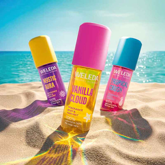 Weleda Hair & Body Mist Trio Gift Set Stylised Image