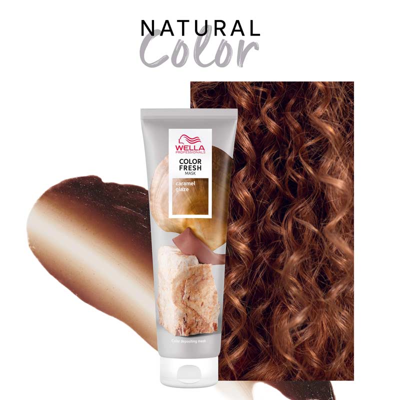 Wella Professionals | Colour Fresh Mask | temporary hair colour | no damage hair colour | colour depositing conditioner | coloured hair mask | weekly colour refresh | colour top-up | at home hair colour | caramel glaze