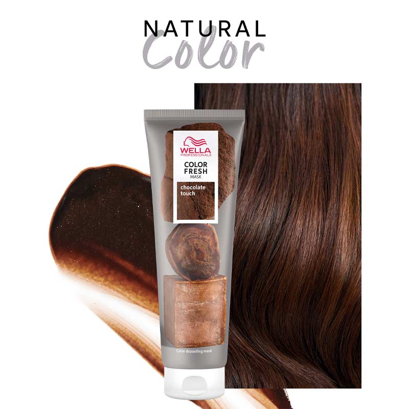 Wella Professionals | Colour Fresh Mask | temporary hair colour | no damage hair colour | colour depositing conditioner | coloured hair mask | weekly colour refresh | colour top-up | at home hair colour | chocolate touch
