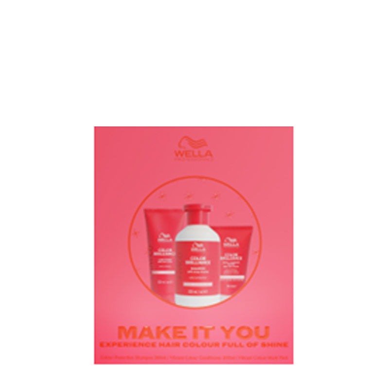 Wella Professionals Make it You Colour Brilliance Haircare Gift Set Outer Box