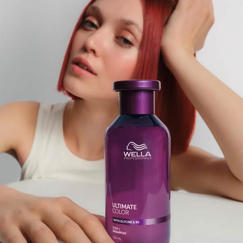 Wella Professionals Ultimate Color Shampoo Model Image