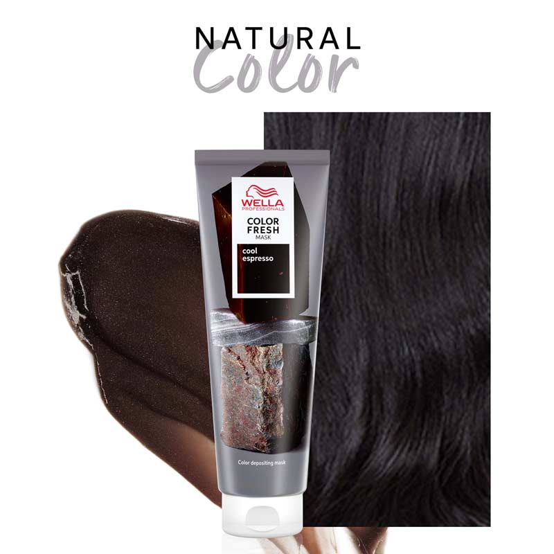 Wella Professionals | Colour Fresh Mask | temporary hair colour | no damage hair colour | colour depositing conditioner | coloured hair mask | weekly colour refresh | colour top-up | at home hair colour | cool espresso