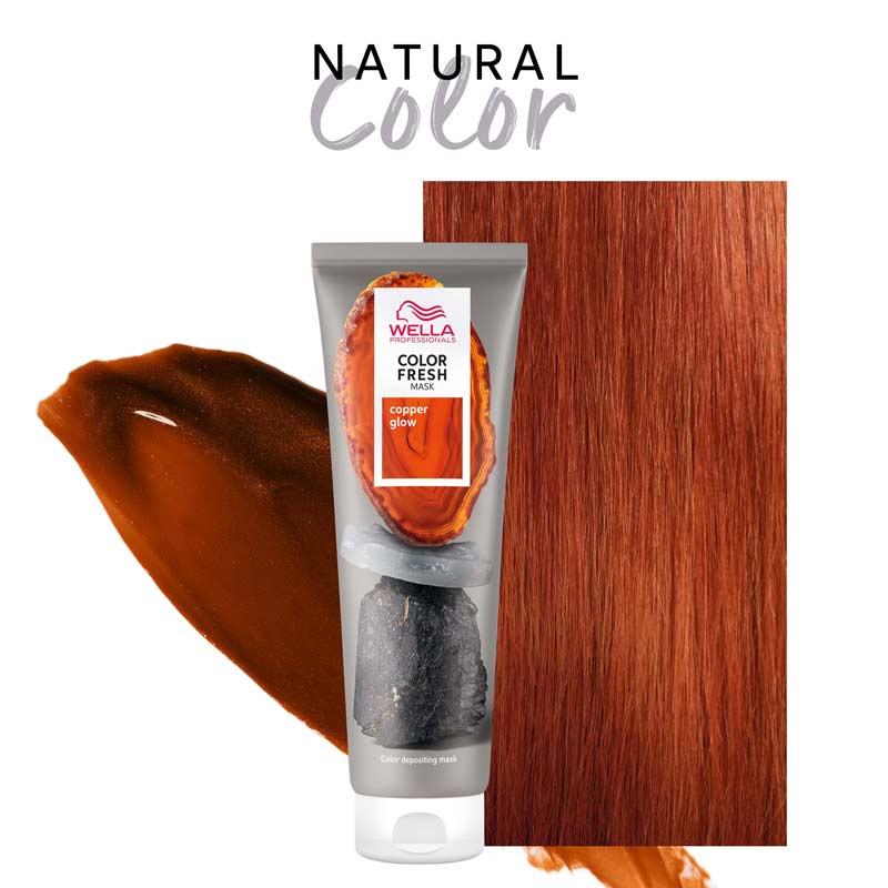 Wella Professionals | Colour Fresh Mask | temporary hair colour | no damage hair colour | colour depositing conditioner | coloured hair mask | weekly colour refresh | colour top-up | at home hair colour | copper glow