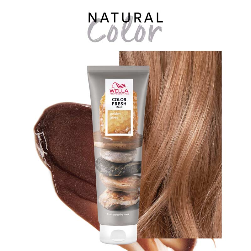 Wella Professionals | Colour Fresh Mask | temporary hair colour | no damage hair colour | colour depositing conditioner | coloured hair mask | weekly colour refresh | colour top-up | at home hair colour | golden gloss