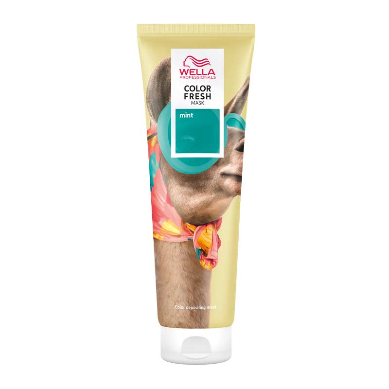 Wella Professionals | Colour Fresh Mask | temporary hair colour | no damage hair colour | colour depositing conditioner | coloured hair mask | weekly colour refresh | colour top-up | at home hair colour | Mint hair
