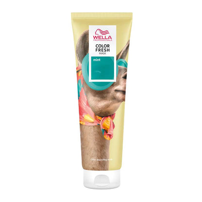 Wella Professionals | Colour Fresh Mask | temporary hair colour | no damage hair colour | colour depositing conditioner | coloured hair mask | weekly colour refresh | colour top-up | at home hair colour | Mint hair