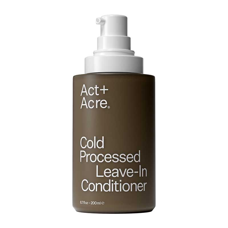Act+Acre 2% Cold Processed Leave-In Conditioner | silicone-free | leave-in treatment | nourish | strengthen | locks | 2% Squalane Blend | hydrates | fortifies | frizz-free | breakage