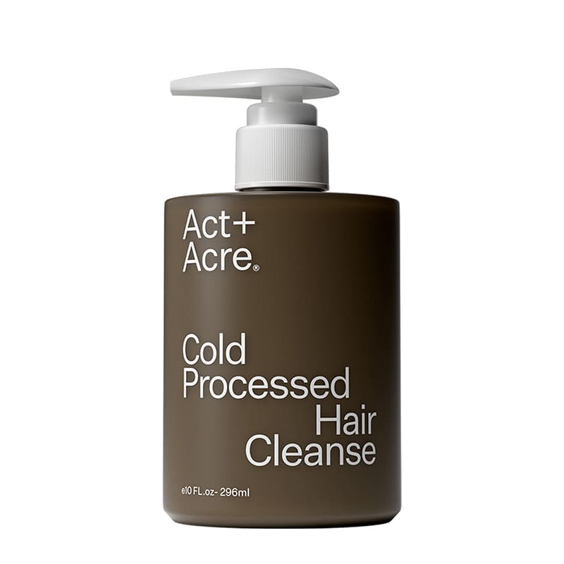 Act+Acre Cold Processed Hair Cleanse Balancing Shampoo | revolutionary hair care | plant-derived scalp and hair cleanse | 2% Apple Amino Acids | transformative hair cleansing.