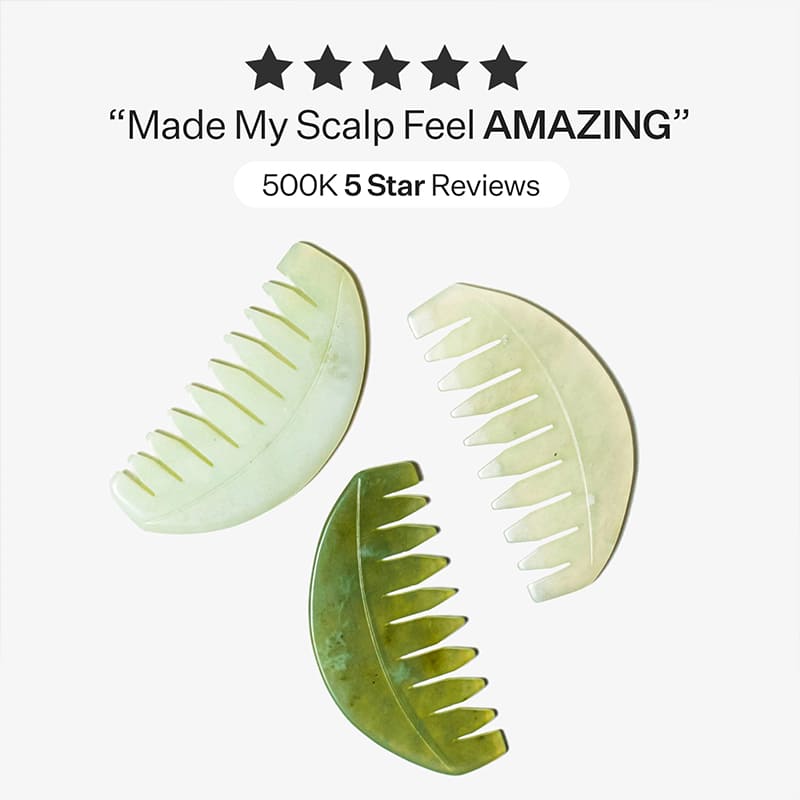 Act+Acre Scalp Gua Sha | enhances scalp health | boosts treatment effectiveness | aids ingredient absorption | promotes microcirculation | supports hair growth | soothing experience.
