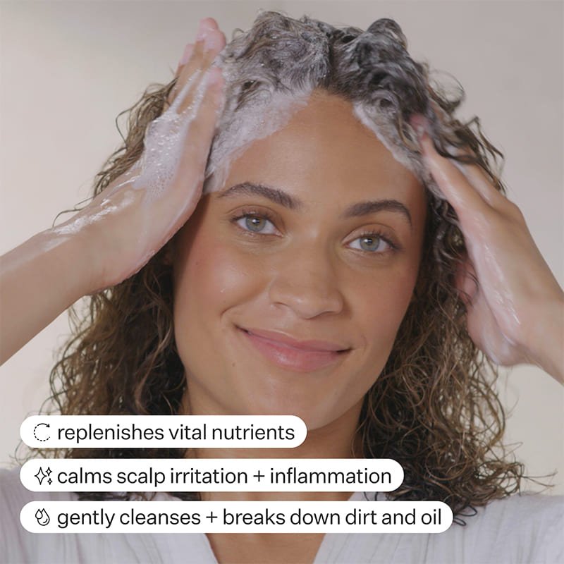 Act+Acre Cold Processed Hair Cleanse Balancing Shampoo | revolutionary hair care | plant-derived scalp and hair cleanse | 2% Apple Amino Acids | transformative hair cleansing.