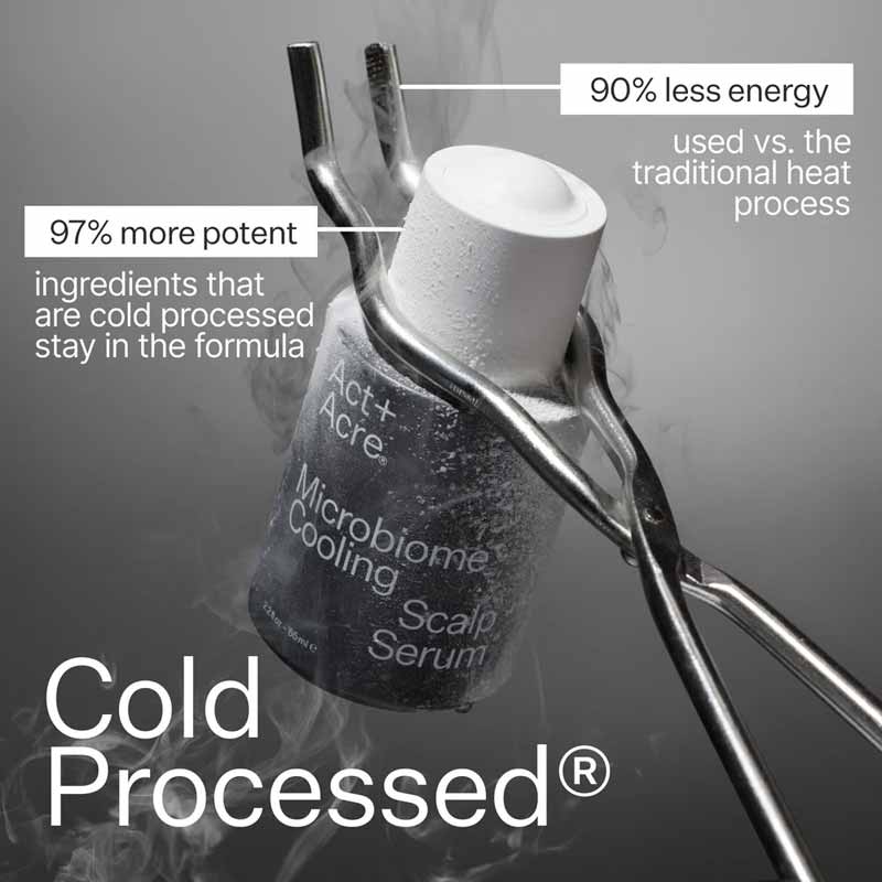 Act+Acre Microbiome Cooling Scalp Serum | Cold Processed | potent ingredients 