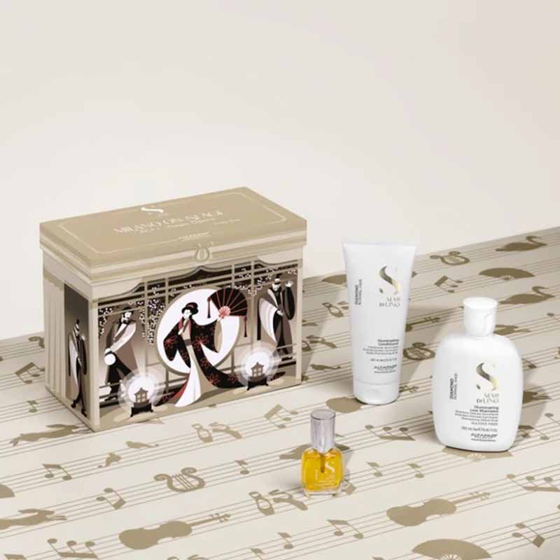 Alfaparf Diamond Gift Set products and box
