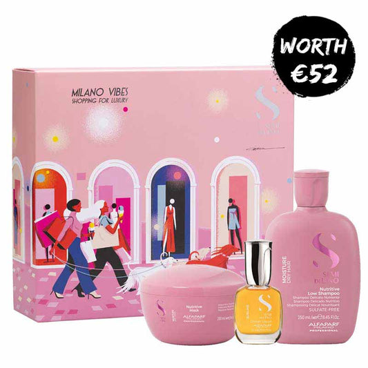 Alfaparf Semi Di Lino Moisture Gift Set For Dry Hair