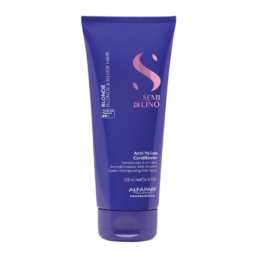 Alfaparf Semi Di Lino Blonde Anti-Yellow Conditioner For Blonde Hair, alfaparf blonde conditioner