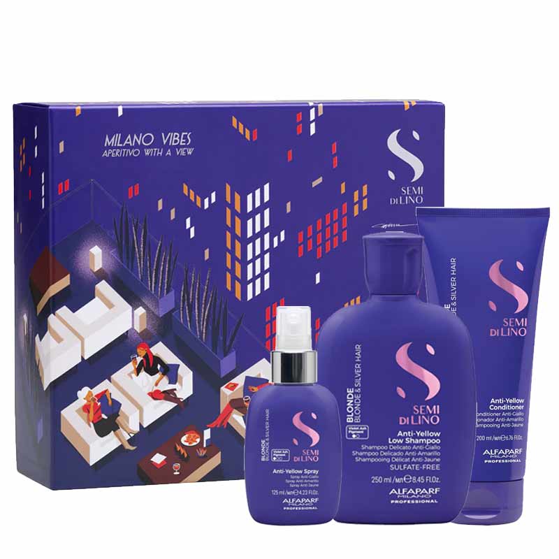 Alfaparf Semi Di Lino Blonde Gift Set