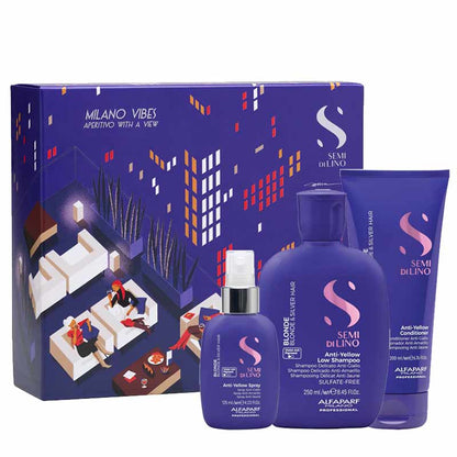 Alfaparf Semi Di Lino Blonde Gift Set