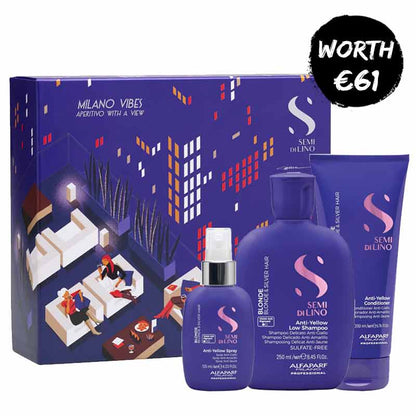 Alfaparf Semi Di Lino Blonde Gift Set