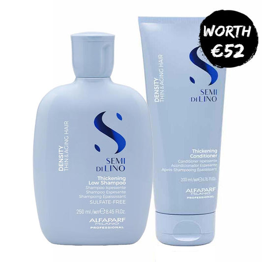 Alfaparf Semi Di Lino Density Thickening Shampoo & Conditioner Duo For thin and ageing hair