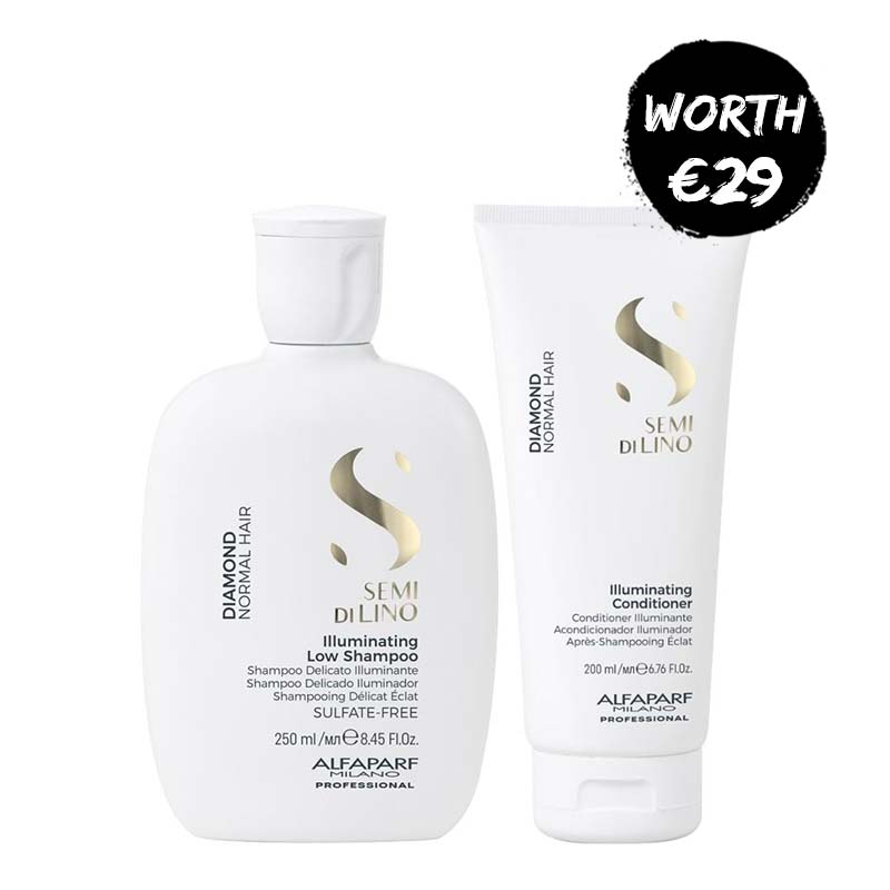 Alfaparf Semi Di Lino Diamond Shampoo & Conditioner Duo
