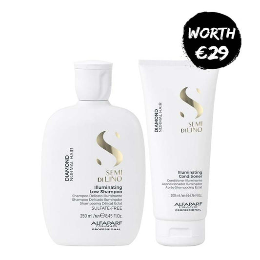 Alfaparf Semi Di Lino Diamond Shampoo & Conditioner Duo