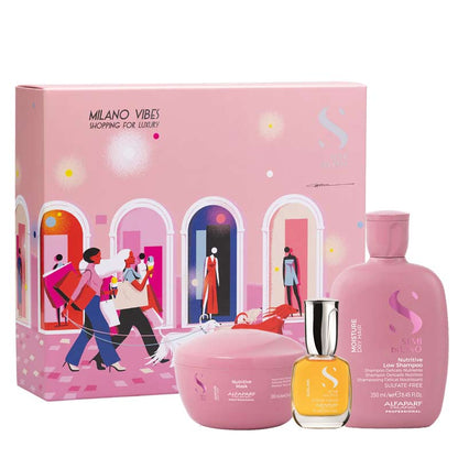 Alfaparf Semi Di Lino Moisture Gift Set For Dry Hair