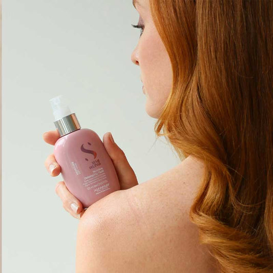 Alfaparf Semi Di Lino Moisture Nutritive Detangling Fluid, haircare for dry hair, Alfaparf Moisture